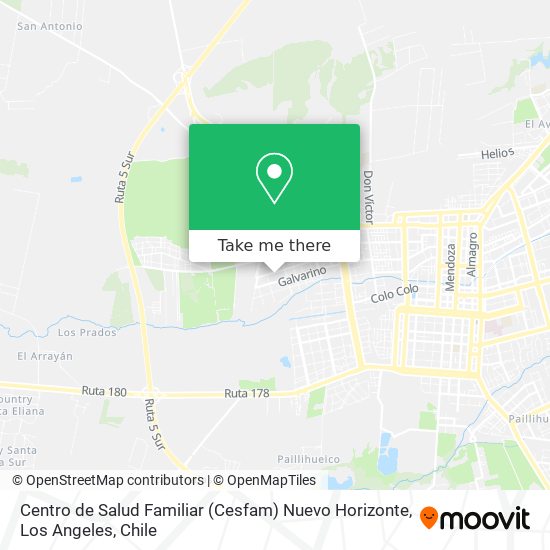 Centro de Salud Familiar (Cesfam) Nuevo Horizonte map