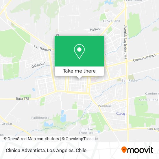 Mapa de Clínica Adventista