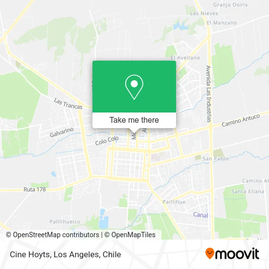 Cine Hoyts map