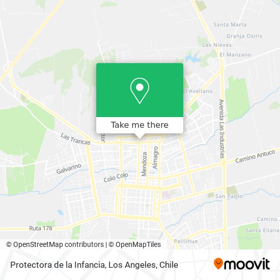 Protectora de la Infancia map