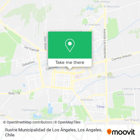 Mapa de Ilustre Municipalidad de Los Ángeles