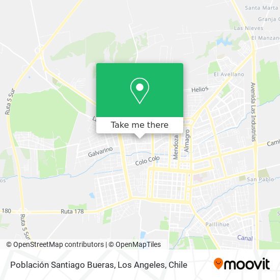 Mapa de Población Santiago Bueras