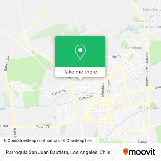 Mapa de Parroquia San Juan Bautista