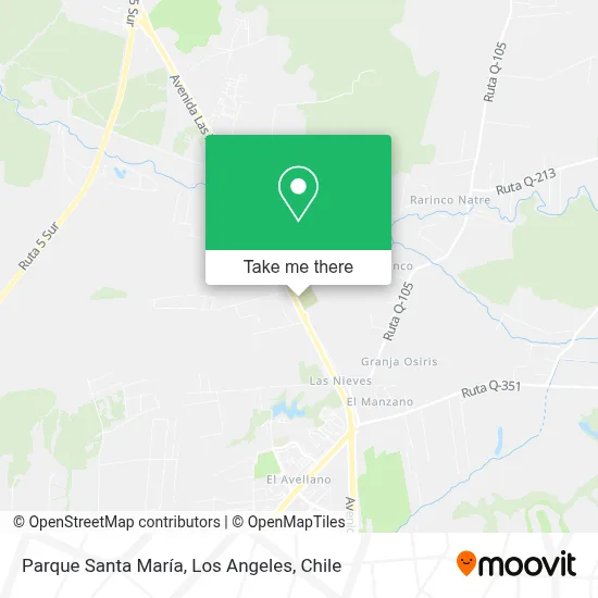 Parque Santa María map