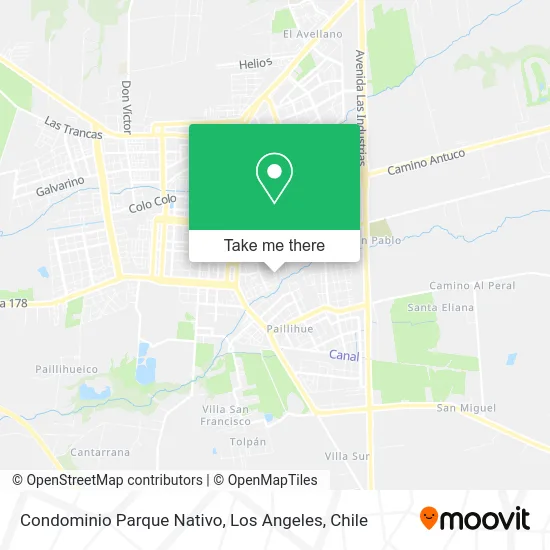 Condominio Parque Nativo map