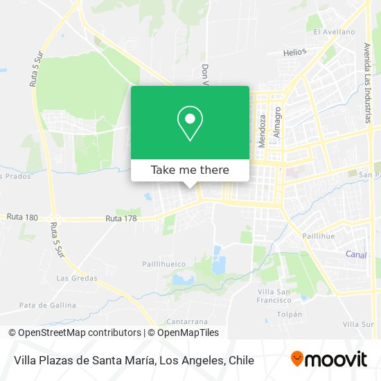 Mapa de Villa Plazas de Santa María