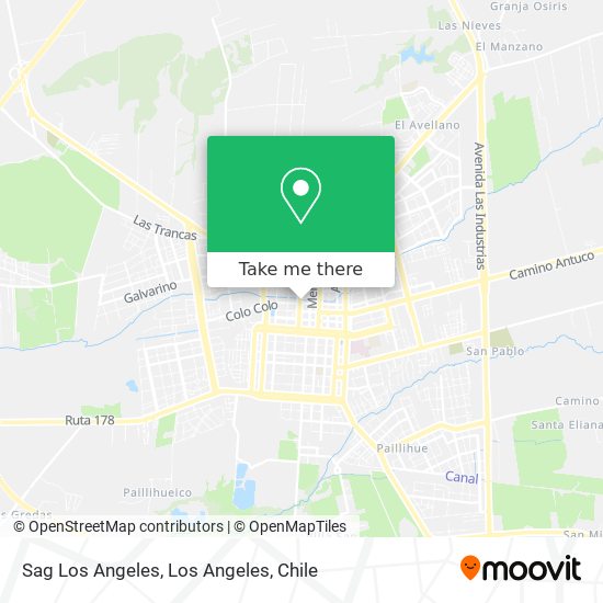 Sag Los Angeles map