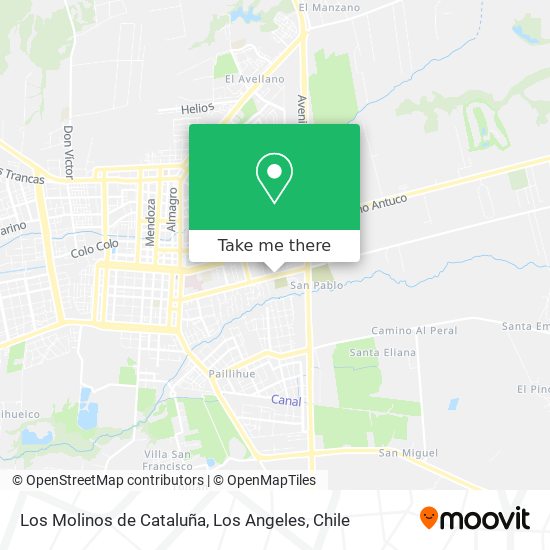 Los Molinos de Cataluña map