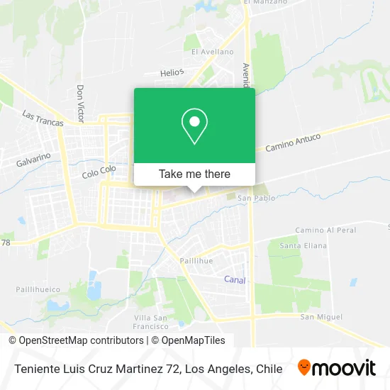 Teniente Luis Cruz Martinez 72 map