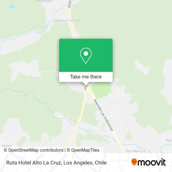 Ruta Hotel Alto La Cruz map