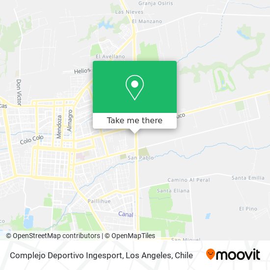 Complejo Deportivo Ingesport map