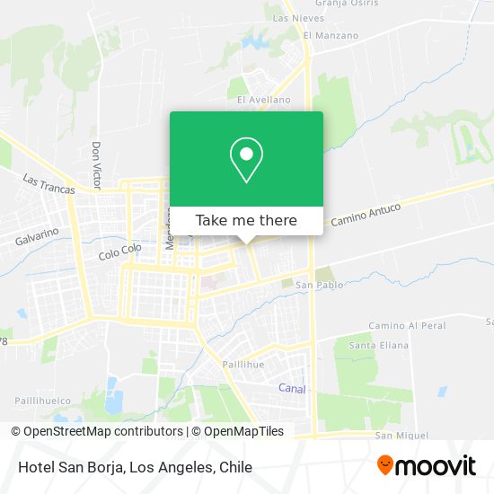 Hotel San Borja map