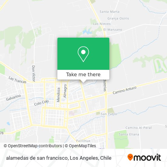 Mapa de alamedas de san francisco