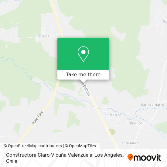 Mapa de Constructora Claro Vicuña Valenzuela
