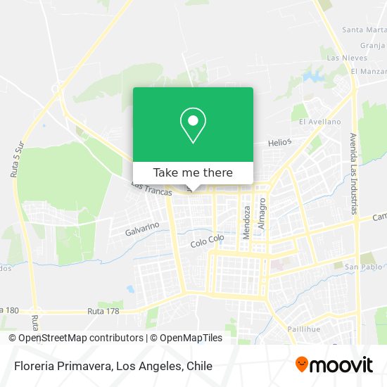 Floreria Primavera map