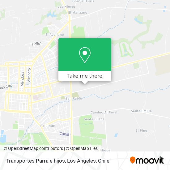 Mapa de Transportes Parra e hijos