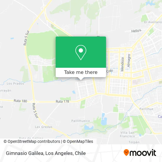 Gimnasio Galilea map