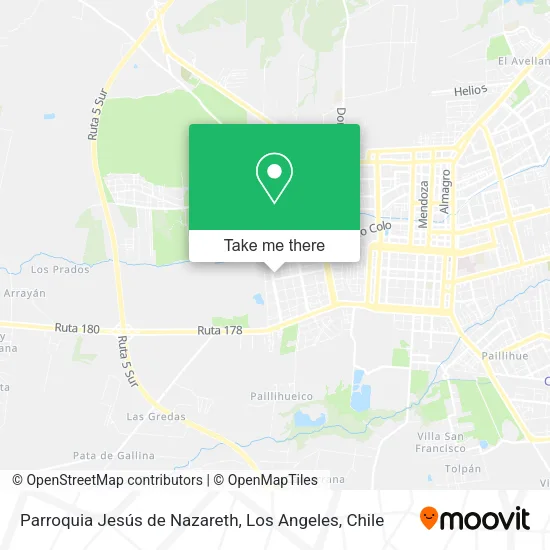 Parroquia Jesús de Nazareth map