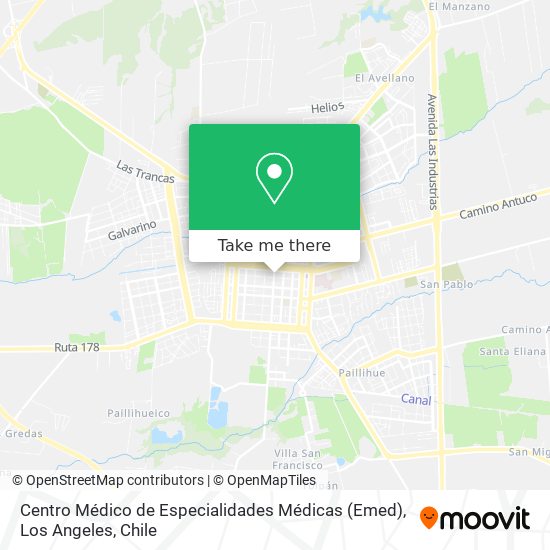 Centro Médico de Especialidades Médicas (Emed) map