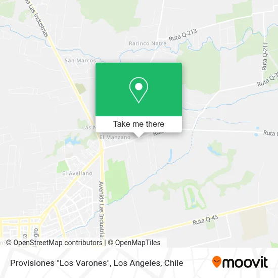 Provisiones "Los Varones" map