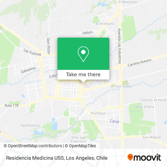 Residencia Medicina USS map