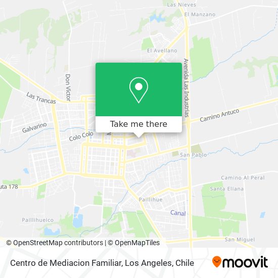 Mapa de Centro de Mediacion Familiar