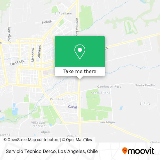 Servicio Tecnico Derco map