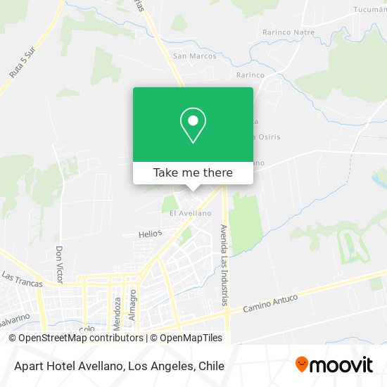 Mapa de Apart Hotel Avellano