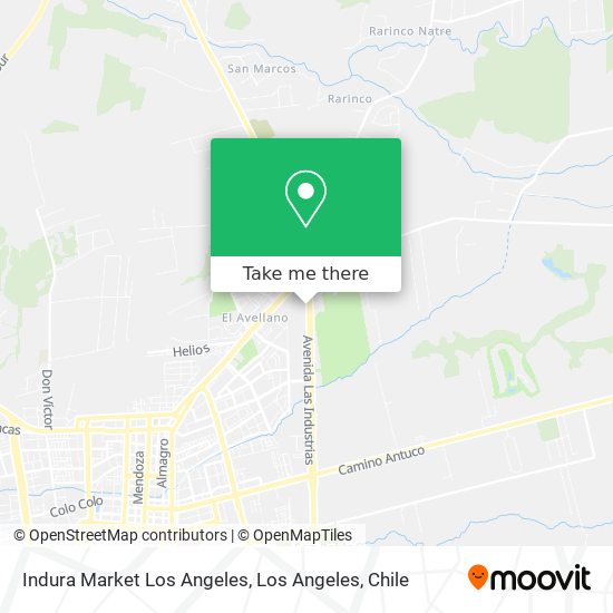 Indura Market Los Angeles map
