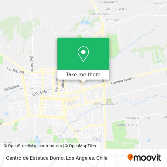 Mapa de Centro de Estética Domo