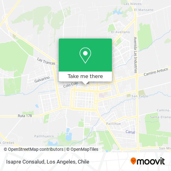 Mapa de Isapre Consalud