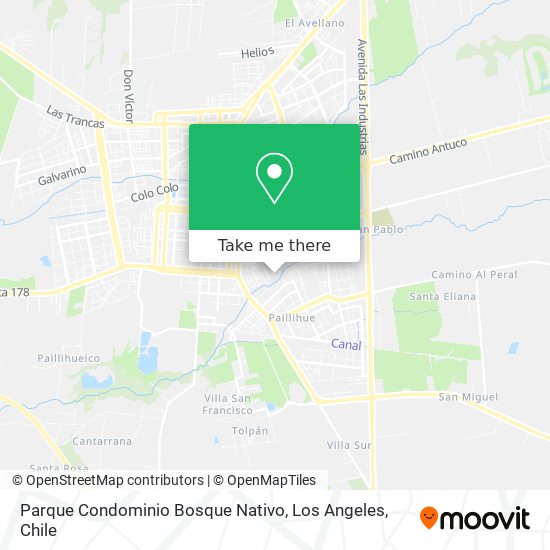 Mapa de Parque Condominio Bosque Nativo
