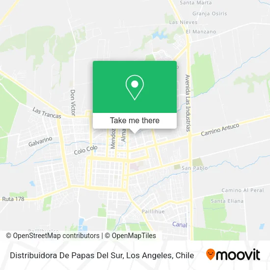 Distribuidora De Papas Del Sur map