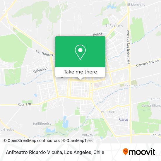 Anfiteatro Ricardo Vicuña map