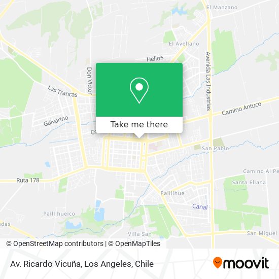 Mapa de Av. Ricardo Vicuña