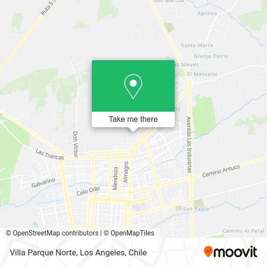 Villa Parque Norte map