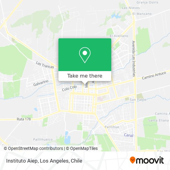 Instituto Aiep map