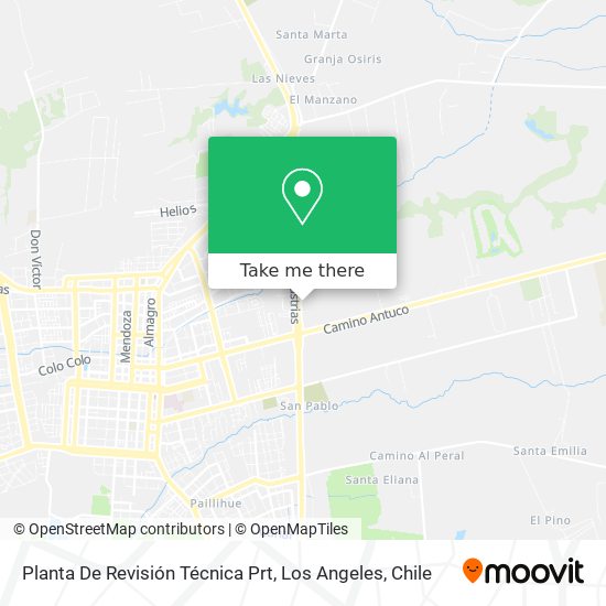 Planta De Revisión Técnica Prt map