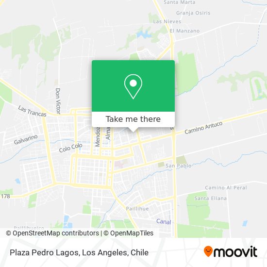Plaza Pedro Lagos map