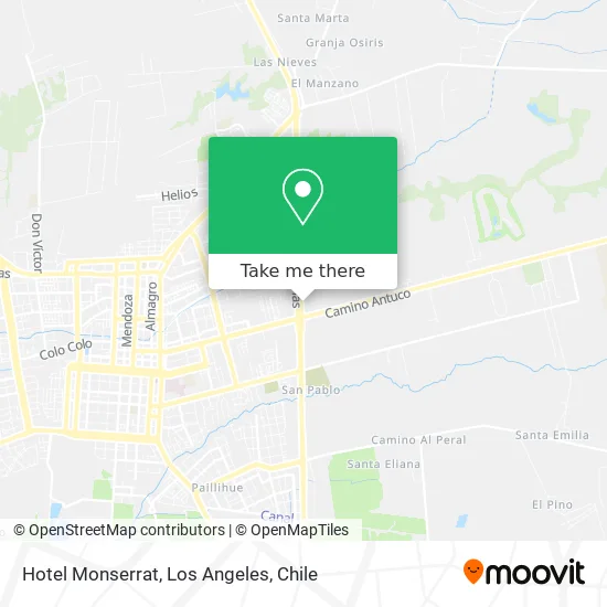 Hotel Monserrat map