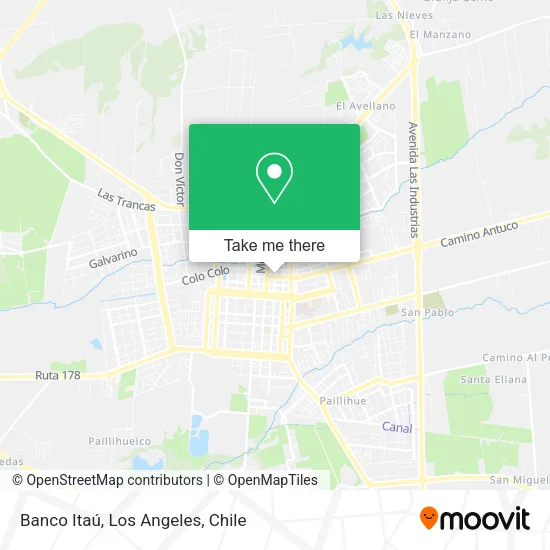 Banco Itaú map