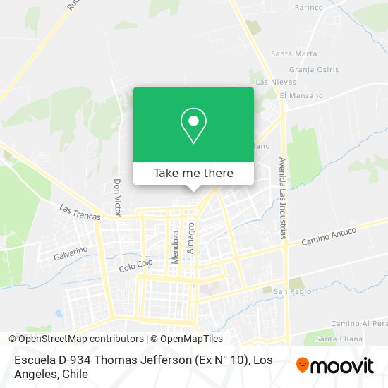Escuela D-934 Thomas Jefferson (Ex N° 10) map