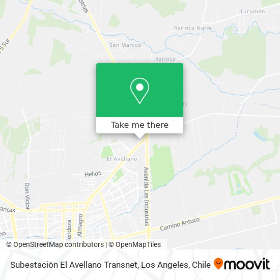 Subestación El Avellano Transnet map