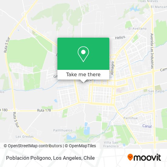 Población Polígono map