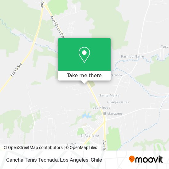 Cancha Tenis Techada map
