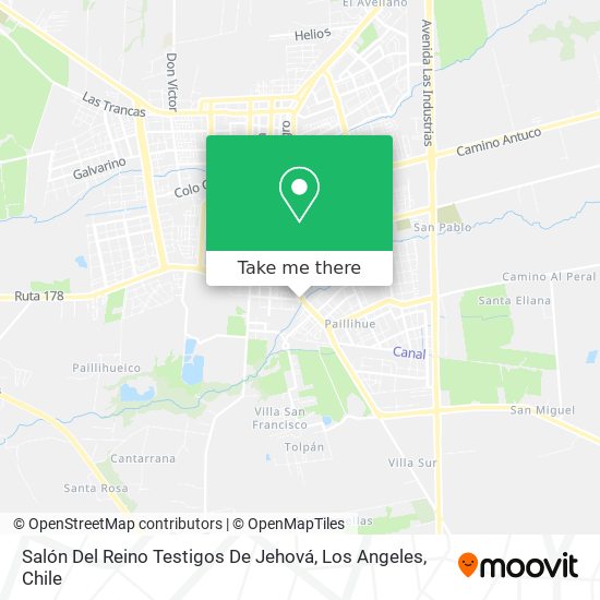 Salón Del Reino Testigos De Jehová map