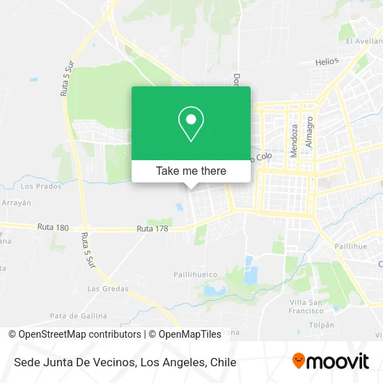 Sede Junta De Vecinos map