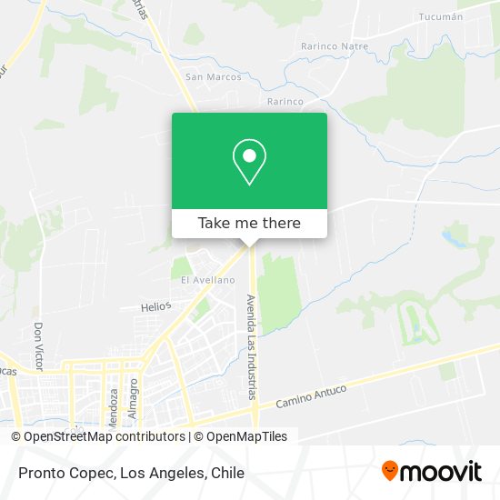 Mapa de Pronto Copec