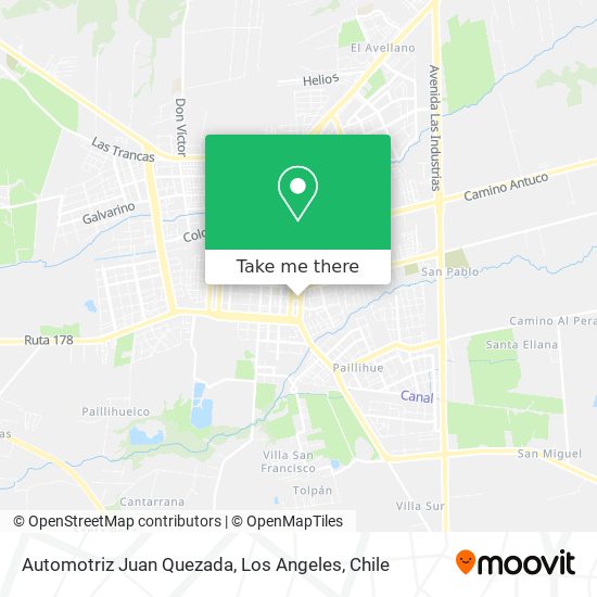 Automotriz Juan Quezada map