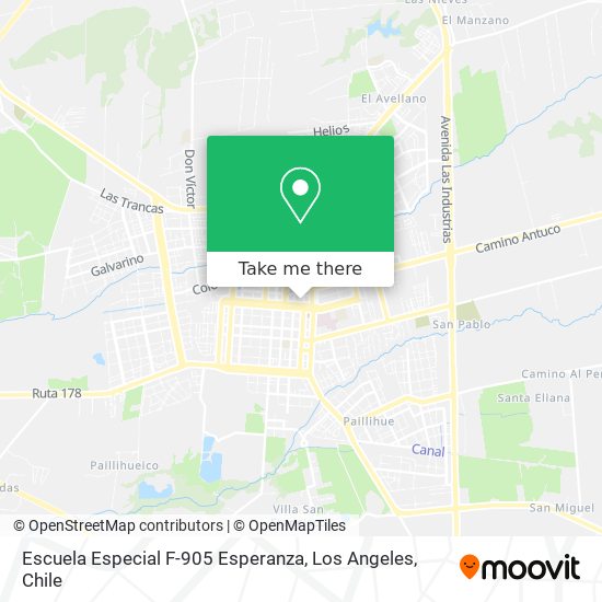 Escuela Especial F-905 Esperanza map